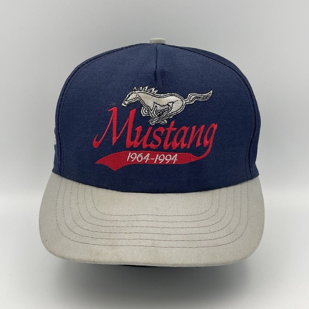 Vintage 1994 Ford Mustang 30th Anniversary Snapback Hat Cap MADE IN USA